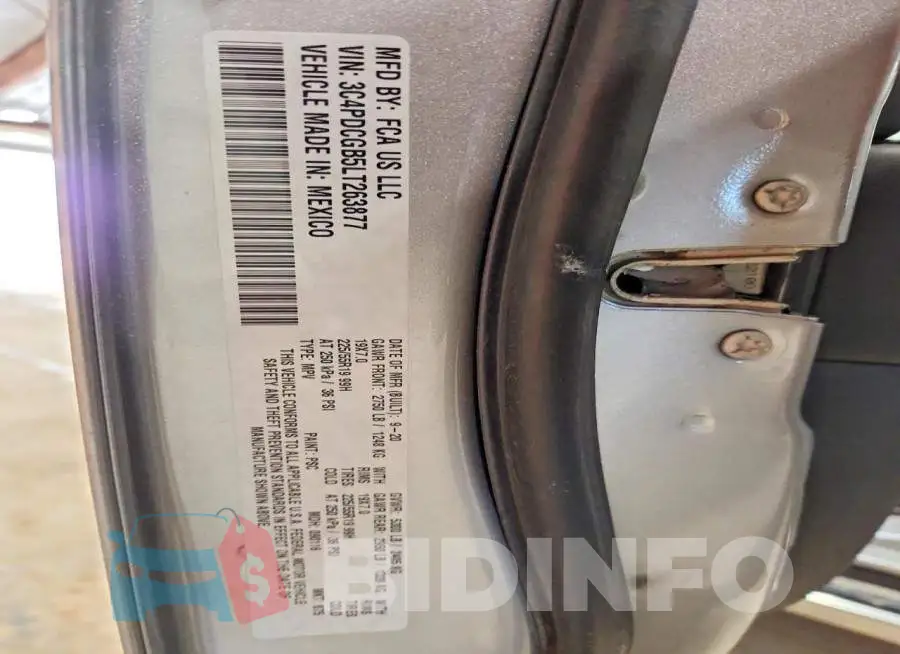 3C4PDCGB5LT263877 Photo# 13