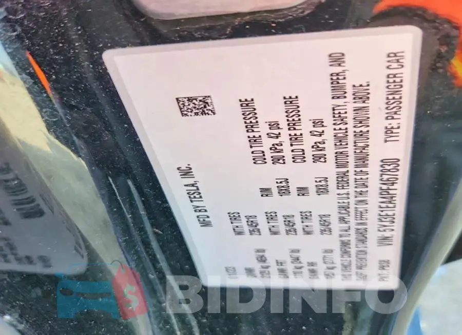 5YJ3E1EA4PF467830 Photo# 12