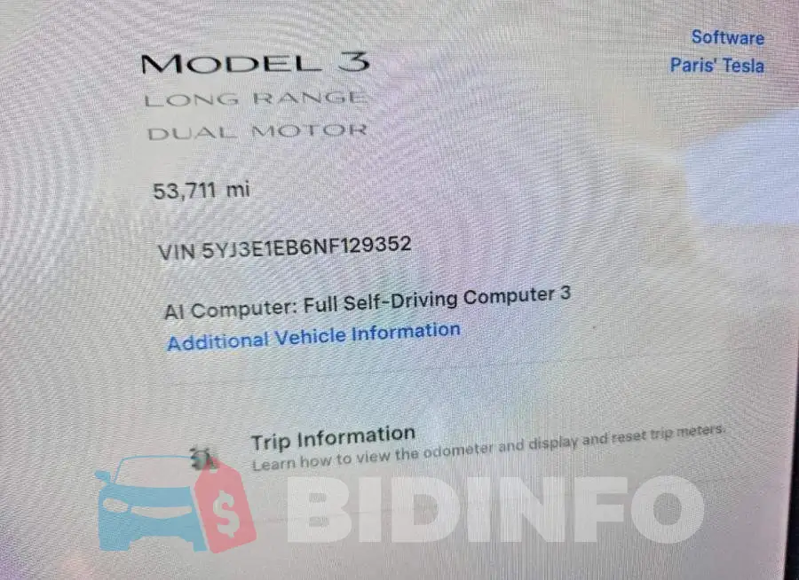 5YJ3E1EB6NF129352 Photo# 9