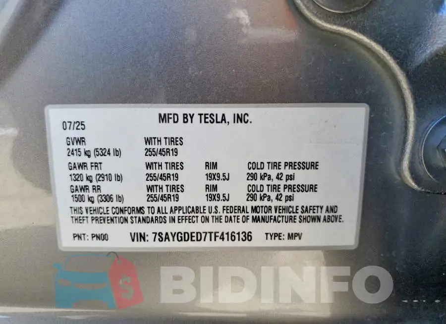 7SAYGDED7TF416136 Photo# 12