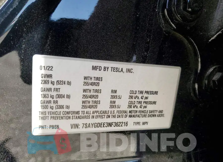 7SAYGDEE3NF362216 Photo# 14