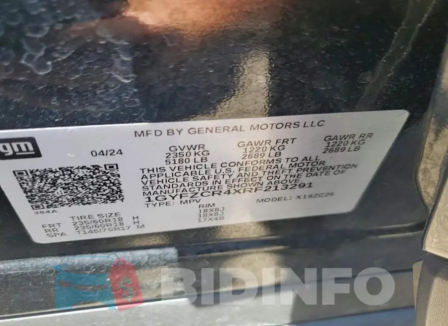1GYFZCR4XRF213291 Photo# 13