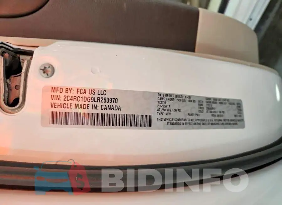 2C4RC1DG9LR260970 Photo# 13