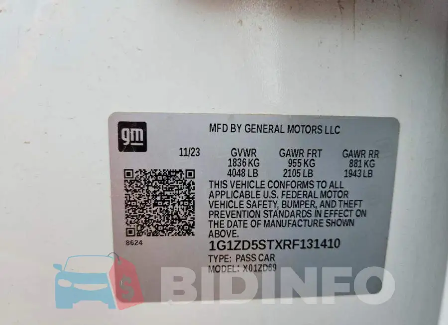 1G1ZD5STXRF131410 Photo# 12