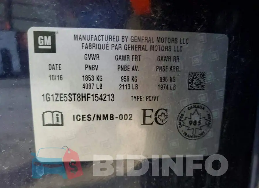 1G1ZE5ST8HF154213 Photo# 12