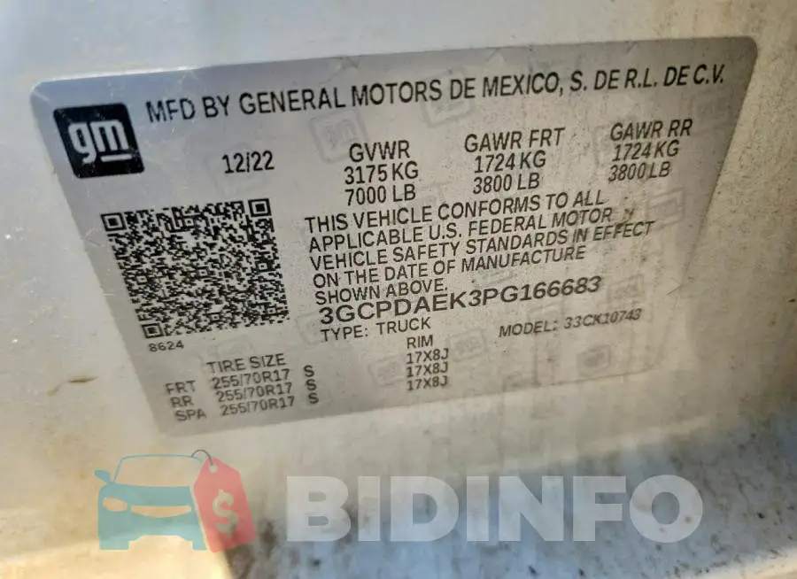 3GCPDAEK3PG166683 Photo# 12