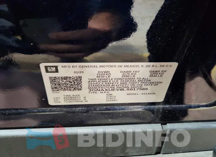 3GNAXUEV8LS617565 Photo# 13