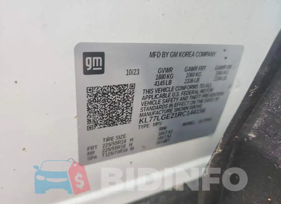 KL77LGE21RC144156 Photo# 13
