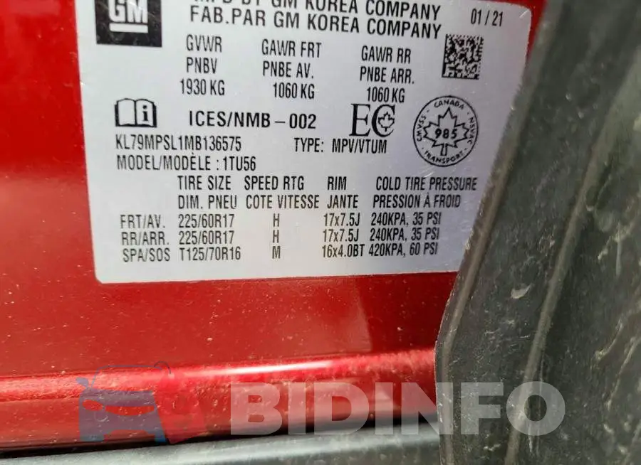 KL79MPSL1MB136575 Photo# 10