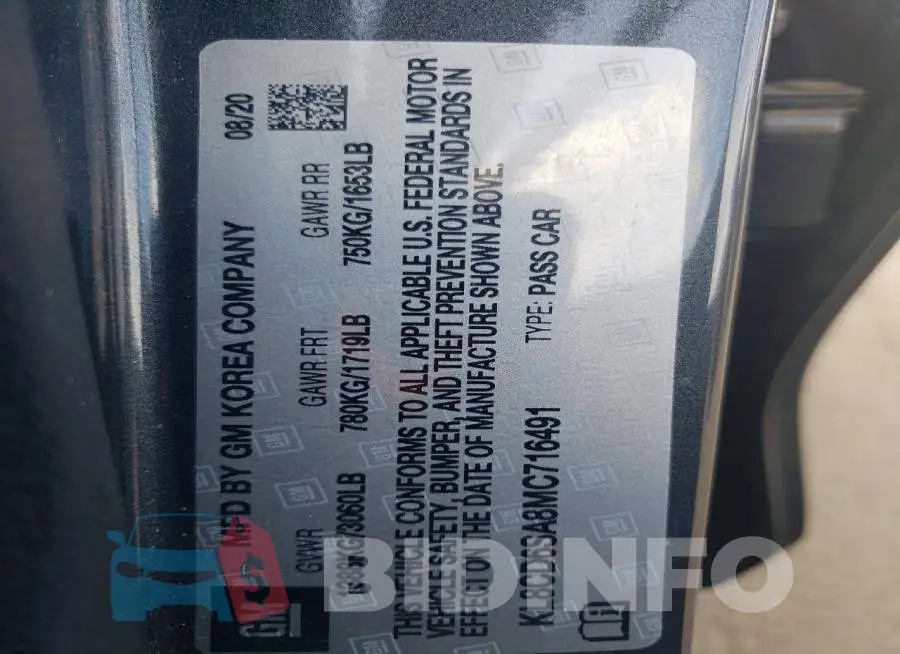 KL8CD6SA8MC716491 Photo# 12
