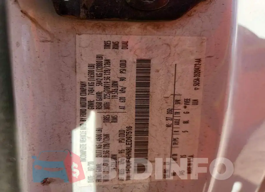1FDUF4HN8LED97516 Photo# 13