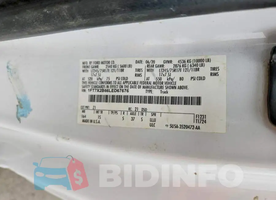 1FT7X2B66LED67676 Photo# 12