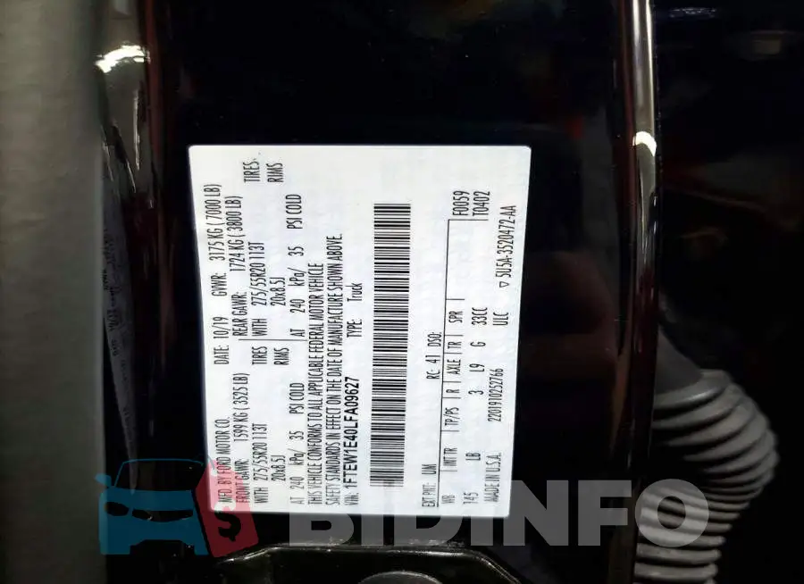 1FTEW1E40LFA09627 Photo# 12