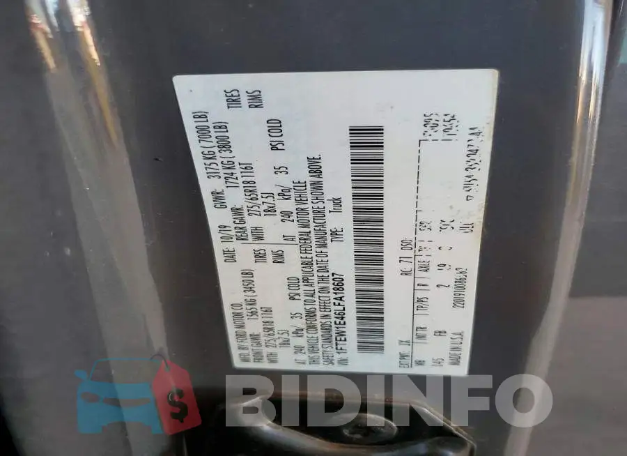 1FTEW1E46LFA18607 Photo# 12