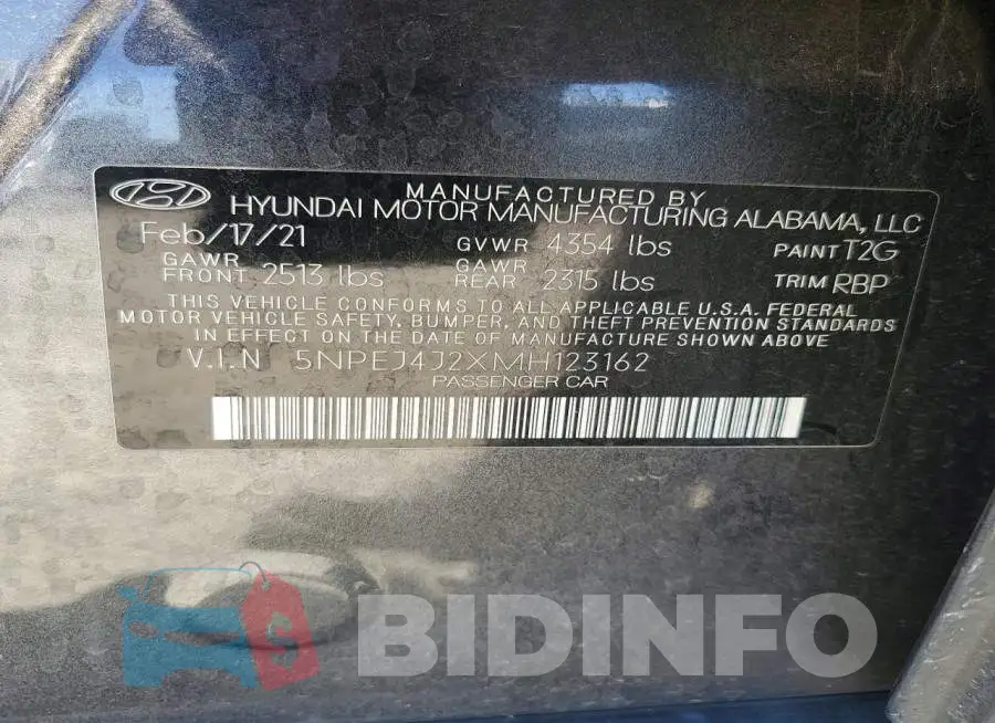 5NPEJ4J2XMH123162 Photo# 12