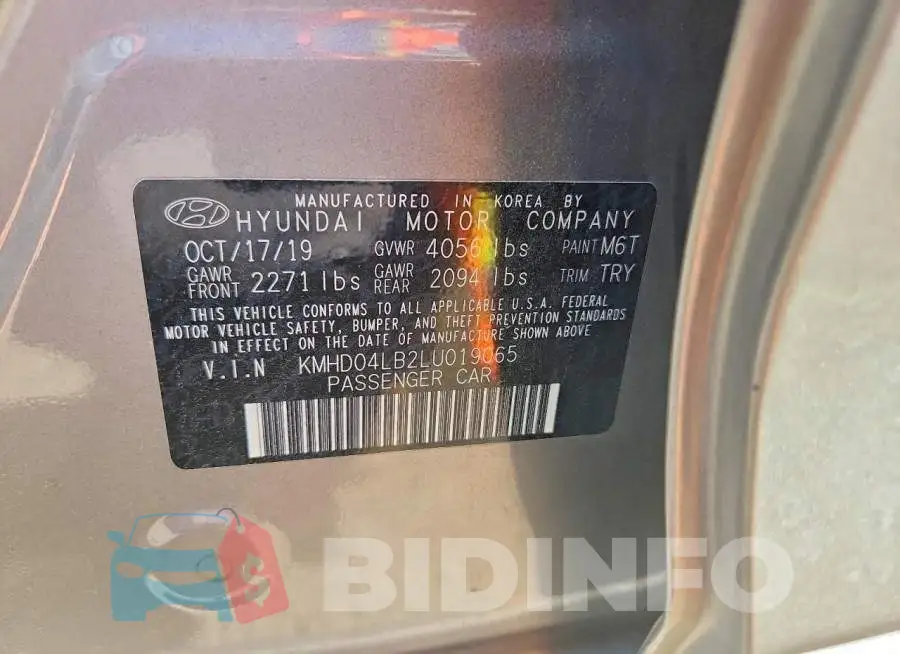 KMHD04LB2LU019065 Photo# 12