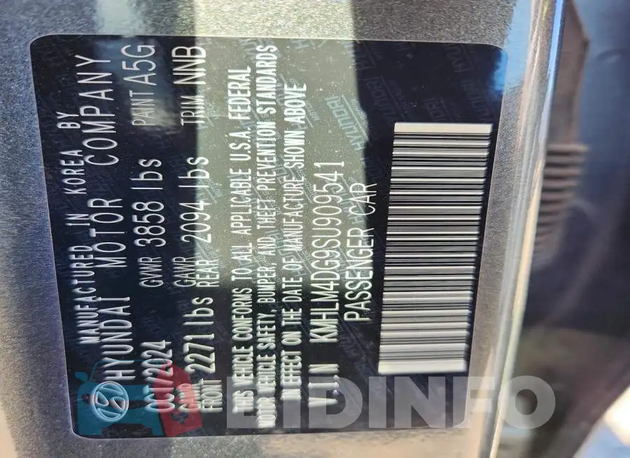 KMHLM4DG9SU909541 Photo# 12