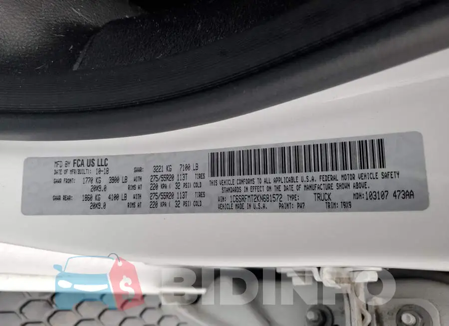 1C6SRFMT2KN681572 Photo# 13