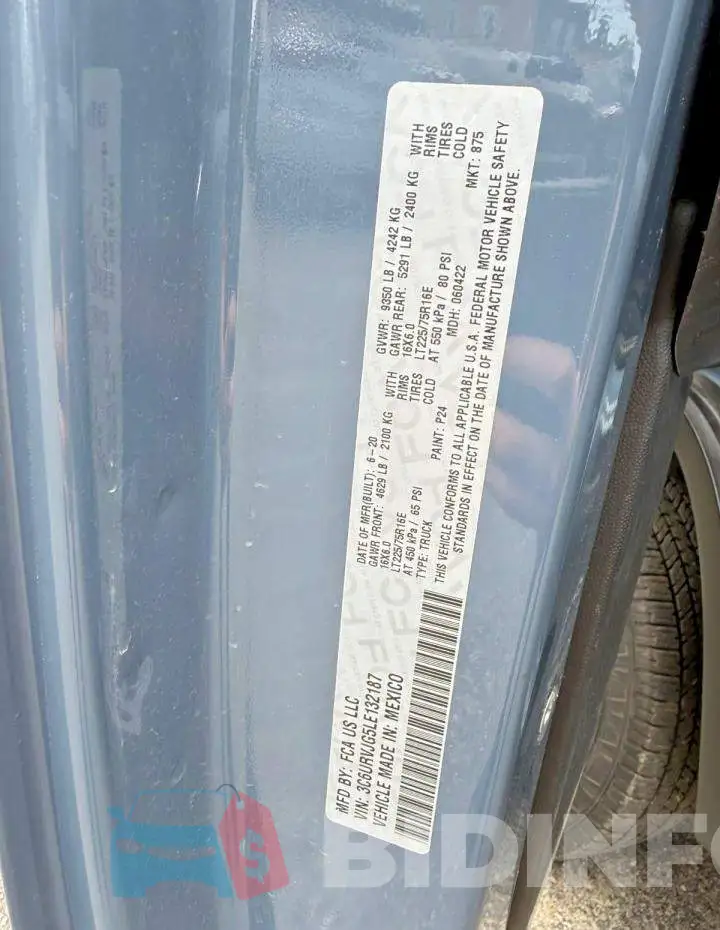 3C6URVJG5LE132187 Photo# 10