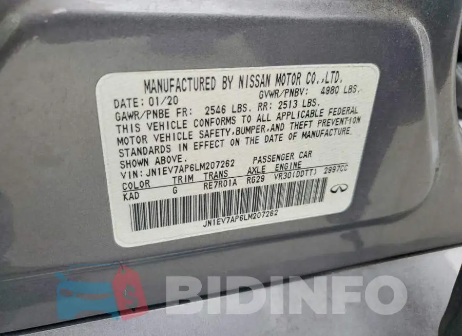 JN1EV7AP6LM207262 Photo# 12