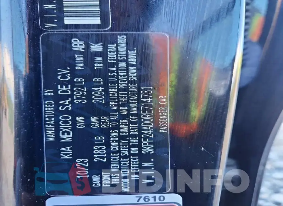 3KPF24AD0RE714731 Photo# 12