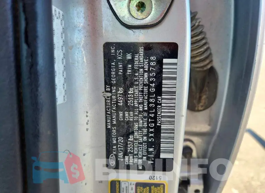 5XXGT4L38LG435788 Photo# 12