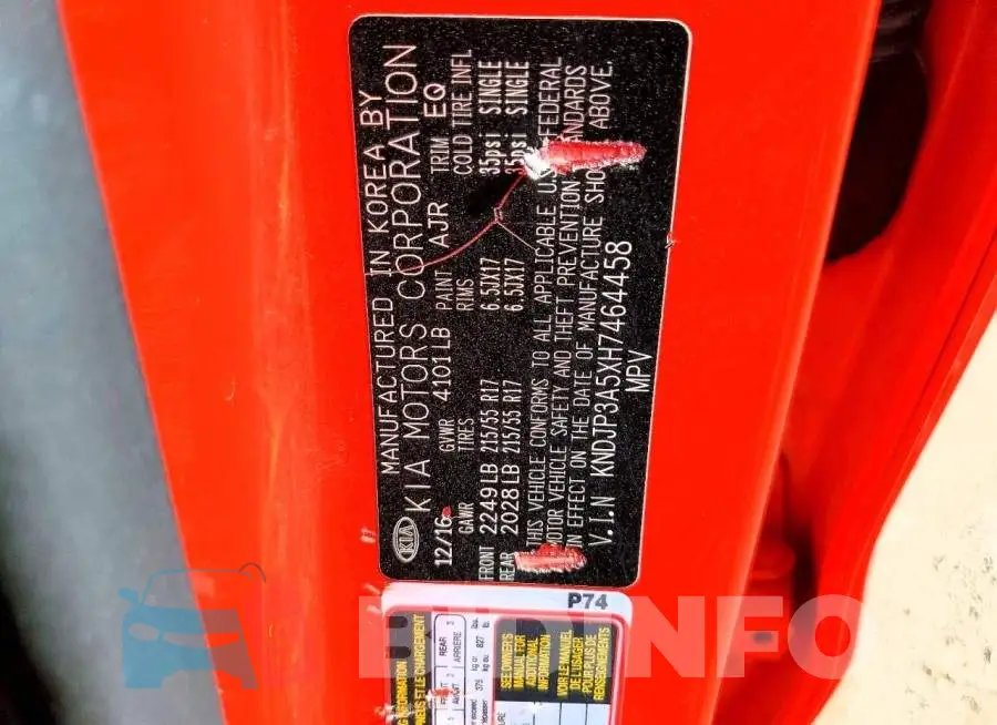 KNDJP3A5XH7464458 Photo# 12