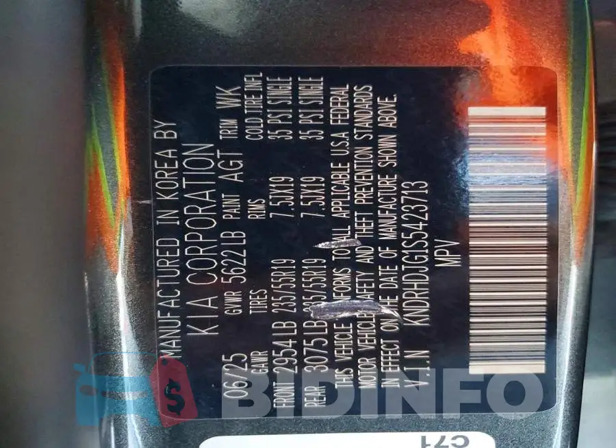 KNDRHDJG1S5423713 Photo# 13