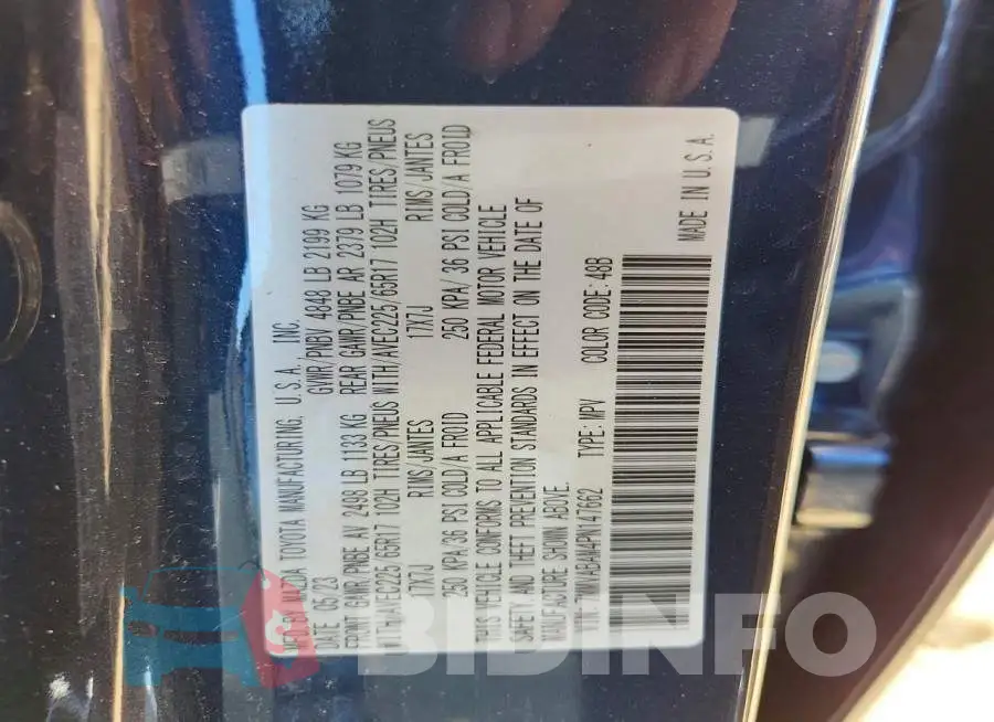 7MMVABAM4PN147662 Photo# 12