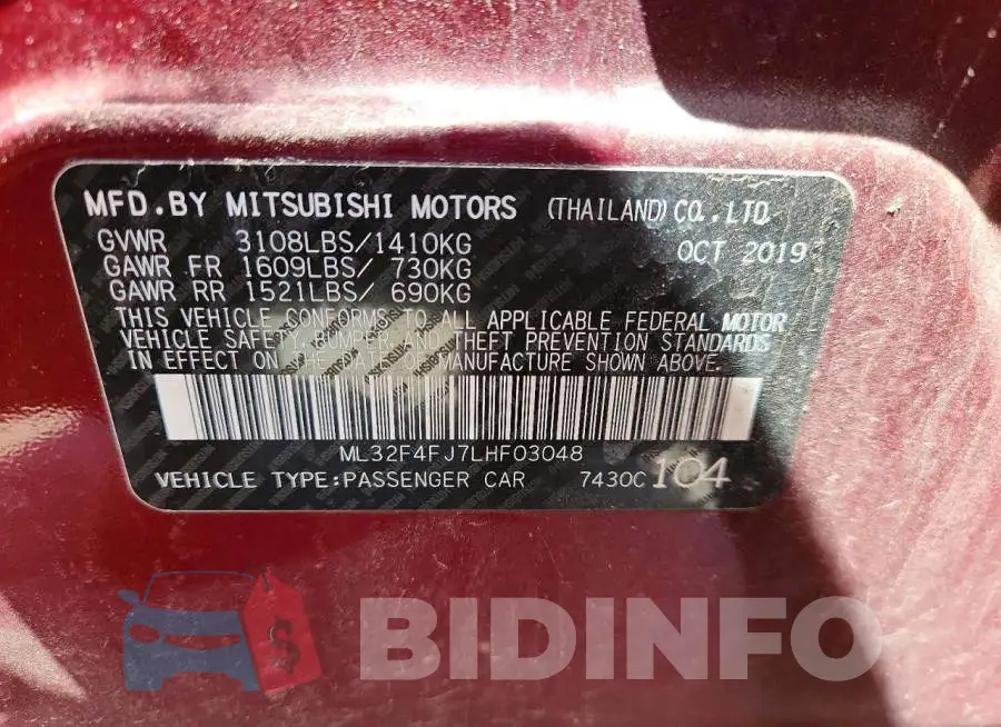 ML32F4FJ7LHF03048 Photo# 12
