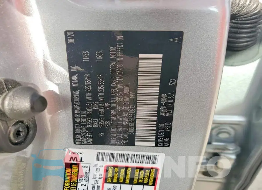 5TDGBRCH5LS510912 Photo# 12