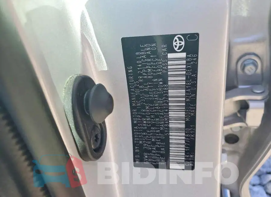 5YFB4MDE4TP373188 Photo# 12