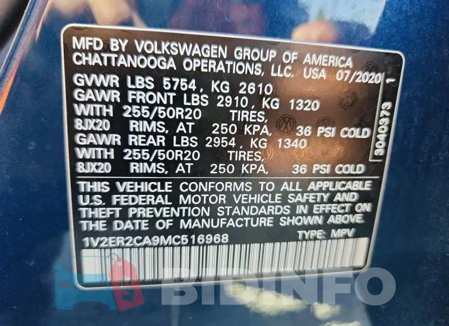 1V2ER2CA9MC516968 Photo# 13
