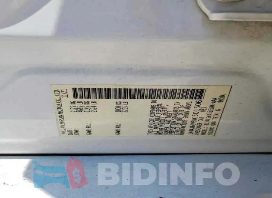 1N4AA6EV9NC501506 Photo# 12