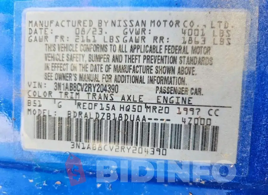 3N1AB8CV2RY204390 Photo# 12