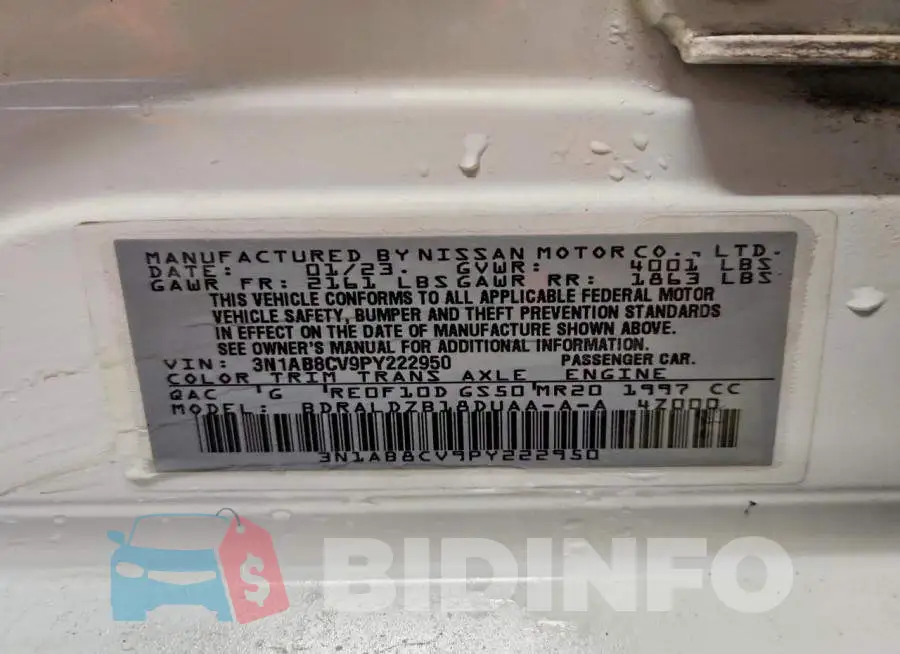 3N1AB8CV9PY222950 Photo# 12