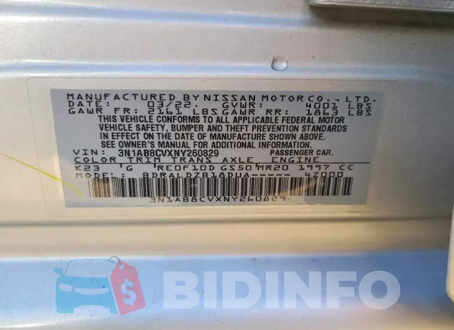 3N1AB8CVXNY260829 Photo# 13