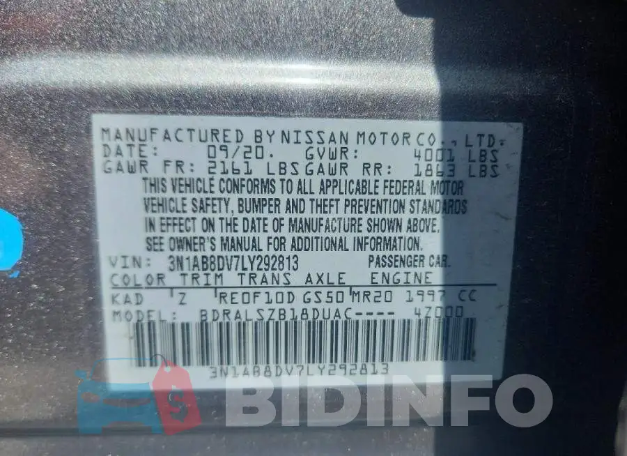 3N1AB8DV7LY292813 Photo# 13