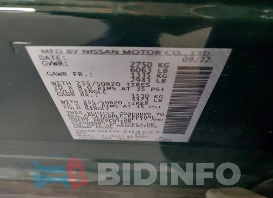 5N1DR3DK5PC204527 Photo# 14