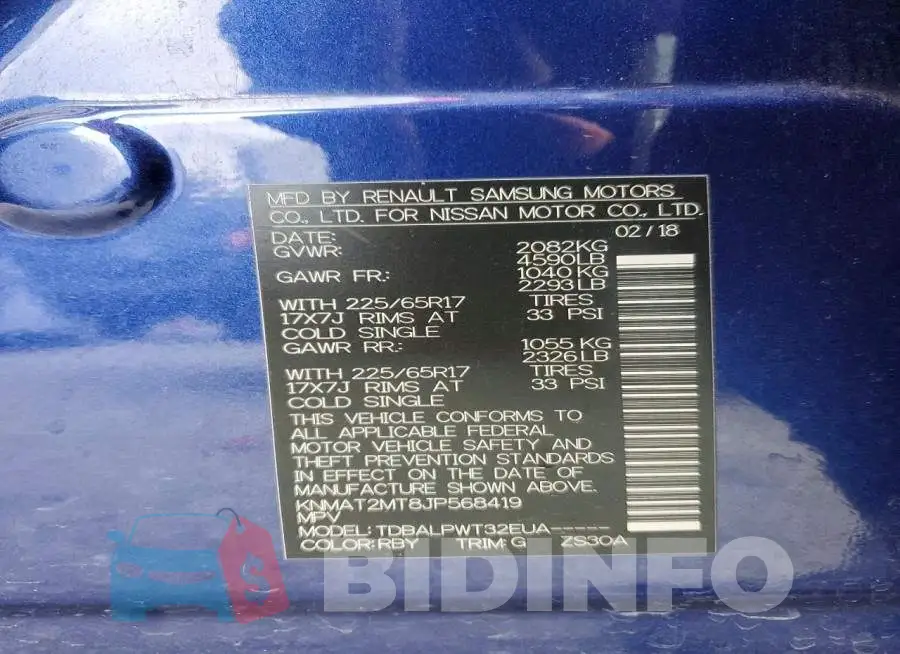 KNMAT2MT8JP568419 Photo# 13