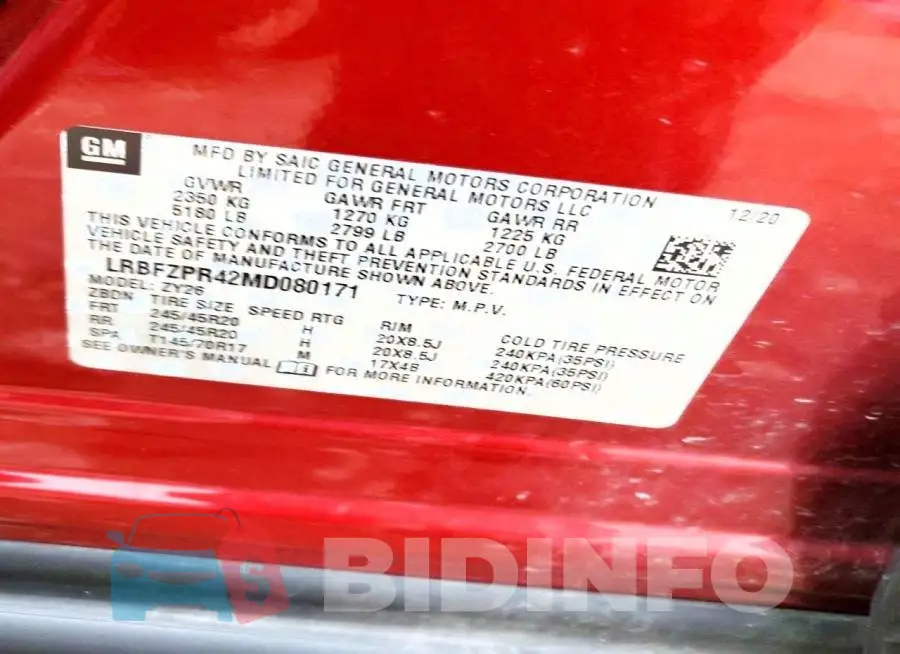 LRBFZPR42MD080171 Photo# 13