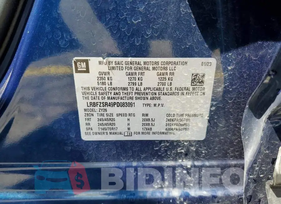 LRBFZSR49PD083091 Photo# 14