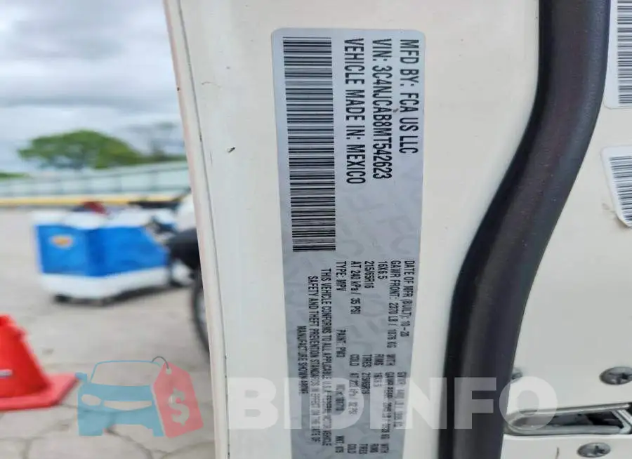 3C4NJCAB8MT542623 Photo# 13