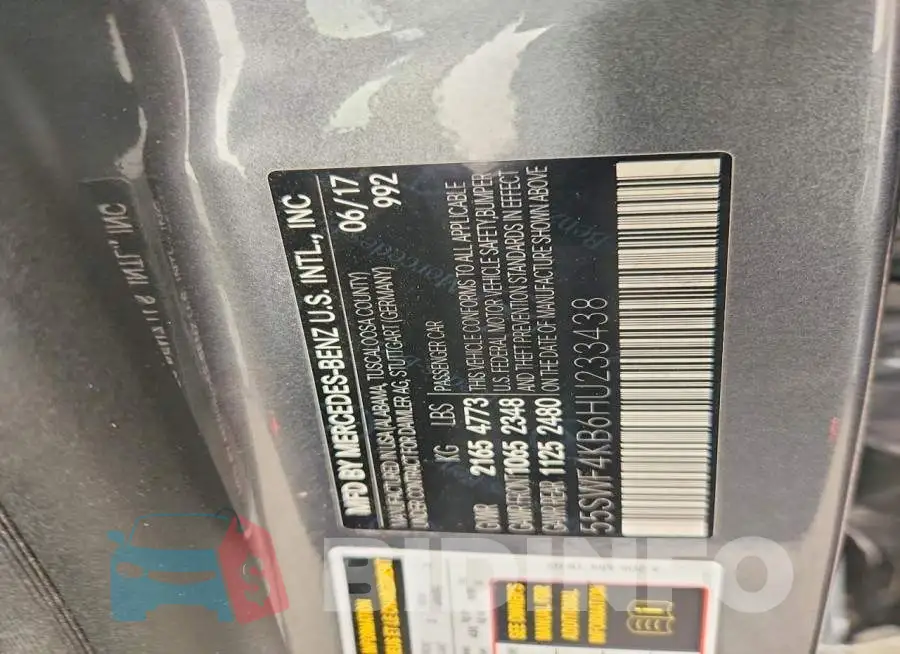 55SWF4KB6HU233438 Photo# 12
