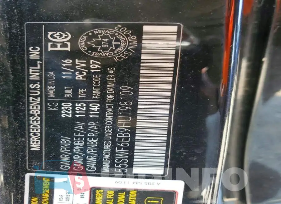 55SWF6EB9HU198109 Photo# 12