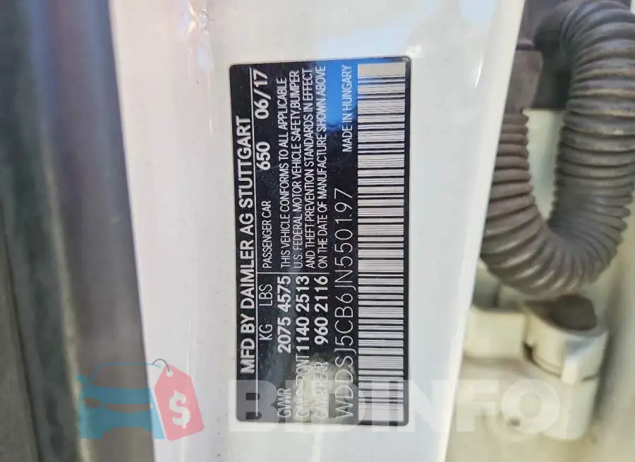 WDDSJ5CB6JN550197 Photo# 12