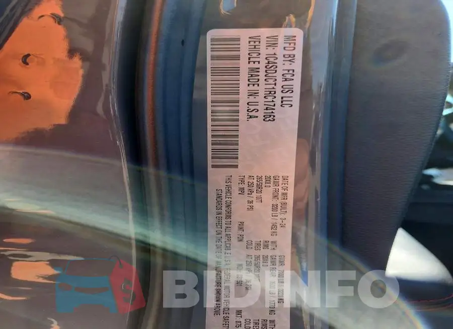 1C4SDJCT1RC174163 Photo# 13