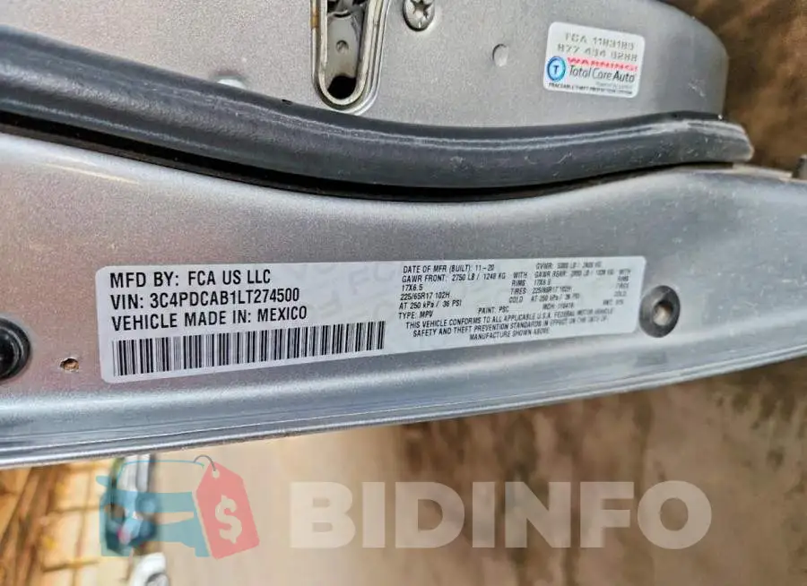 3C4PDCAB1LT274500 Photo# 13