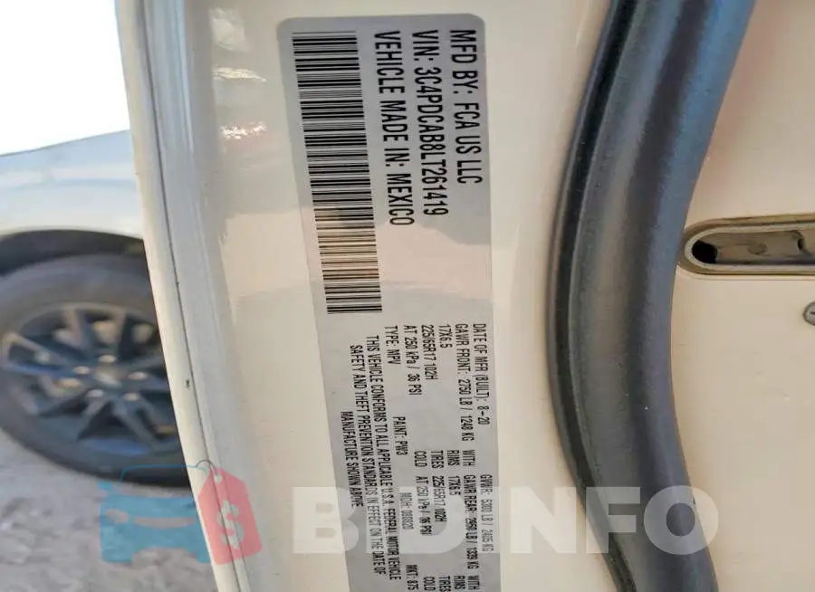 3C4PDCAB8LT261419 Photo# 13