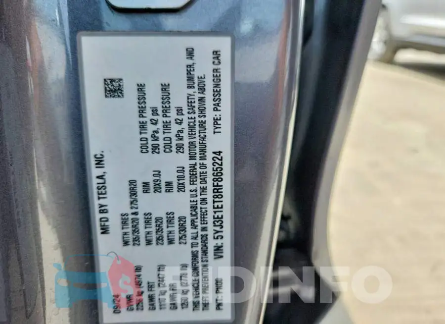 5YJ3E1ET8RF865224 Photo# 12